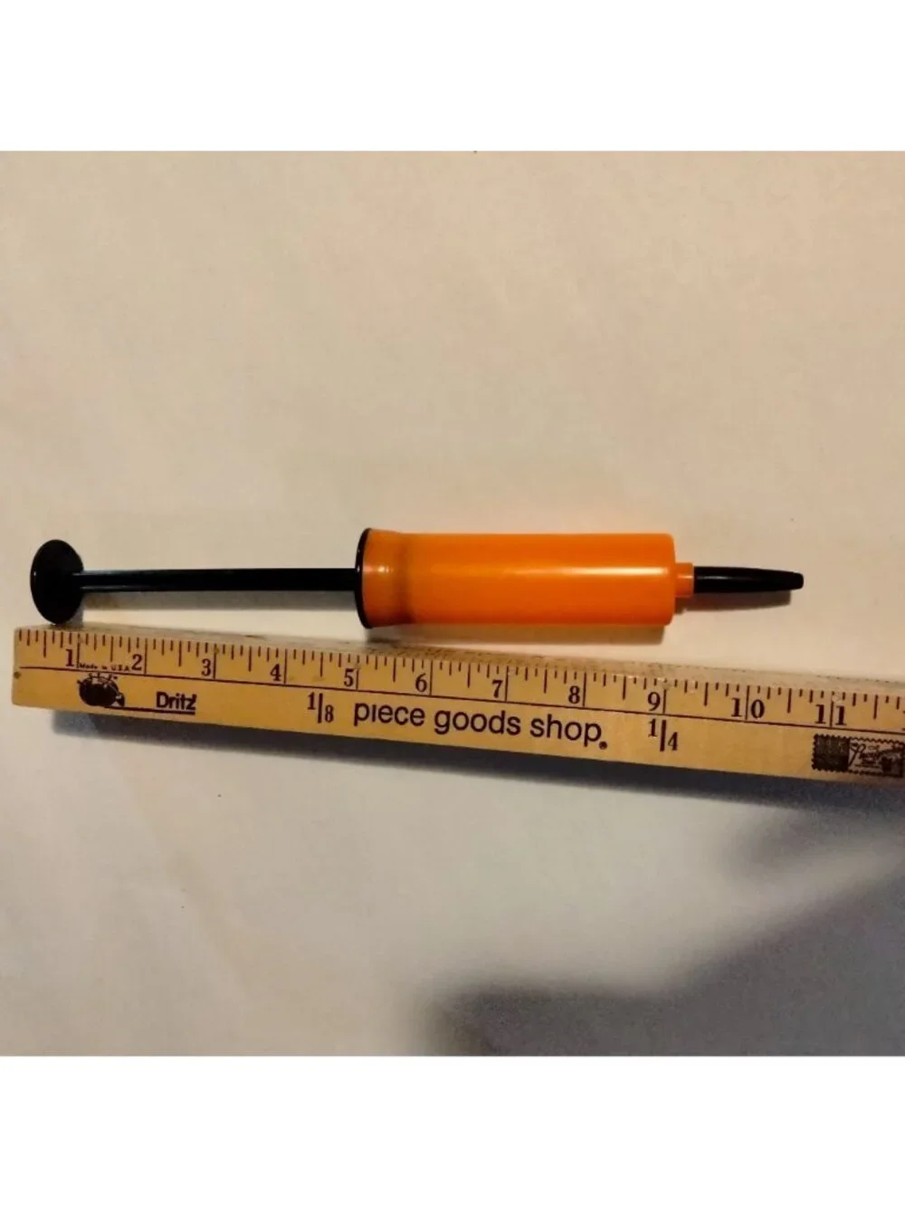 Manual Balloon Inflator Hand Pump Party Decoration Tool Orange Black